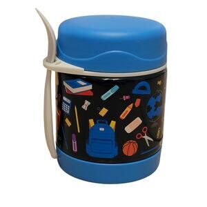 Quaker Thermal Lunch Box Container w/ Fork 12 oz Food‎ School Hot Cold Kids NEW